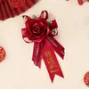 Nuevo ramillete de boda chino para novio y novia, padrino y dama de honor, ramillete de boda, juego completo de suministros para boda