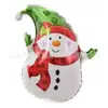 Globos de papel de aluminio navideños Papá Noel Árbol de Navidad Caramelo Regalo Bombilla Decoración Arreglo de ambiente Globos de papel de aluminio