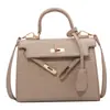 Bolso Pequeño Bolso de Mujer Verano Todo Combina 2022 Nuevo Moderno de Moda Bolso Cruzado Patrón de Cocodrilo Portátil Bolso Cuadrado Pequeño Bolso Kelly