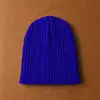 Suministro Transfronterizo de Gorros de Punto Acrílico, Gorros Rayados de Moda Europea y Americana para Clima Frío, Gorros de Lana Tejida