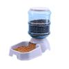 Alimentador automático para animais de estimação grande capacidade antiderrapante bacia de alimentação de plástico alimentador de água dispensador de água tigela para gato tigela para cachorro 3,8L