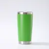 Fornecimento direto do fabricante 20oz copo de carro com revestimento em pó aço inoxidável 304 camada dupla isolamento a vácuo frio e quente copo rei do gelo copo de carro