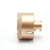 Granito agujero de posicionamiento central m14 abridor de agujero para soldadura fuerte 60mm Dorado Abridor de agujeros punzón