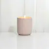 Más Vendido en Stock: Vela Perfumada de Arcilla de Color Estilo Minimalista Europeo de 200g con Portavelas de Cerámica, Vela Perfumada de Cerámica Mate