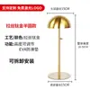 Estante de Acero Inoxidable Multiestilo para Sombreros Soporte Semicircular para Sombreros Estante de Soporte para Hombres Mujeres Niños Estante de Sombreros Montado en Pared Estante de Exhibición de Sombreros para Tiendas