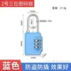 Candado de Contraseña Mini para el Hogar Cabezal de Candado Metálico Antirrobo para Maleta Mochila Gabinete Cajón Candado Pequeño Multifuncional