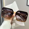 Gafas de Sol de Moda Clásicas, Estilo Callejero, Modernas y Únicas, Gafas de Sol Anti-UV con Aspecto Hermoso y Marco Grande para Mujer