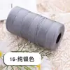 Fio de fita plana de algodão-linho mercerizado, fio oco, fio para bolsa de tecelagem artesanal, fio para chapéu de verão, fio para almofada, fio para sandália atacado