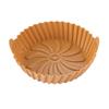 Cross-border Amazon Silicone Round Air Fryer Baking Pan Forno Doméstico Assadeira Alta Temperatura Resistente Pizza Bolo Molde