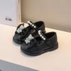 Zapatos para Niñas de 0 a 3 Años Primavera y Otoño Nuevos Suela Suave Punta Redonda Zapatos para Gateo Bebé Velcro Moño Estilo Princesa Zapatos Funcionales