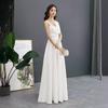 Vestido de Noite Branco para Mulheres 2026 Novo Estilo Longo Elegante de Alta Qualidade para Socialite Reunião Anual Vestido de Anfitriã