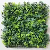 Parede de planta biónica tridimensional simulada, gramado artificial de plástico popular para exteriores, parede de plantas verdes para varanda, parede de plantas simulada