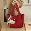 Bolsa de Mão Cesta de Legumes, Bolsa Saco de Luxo com Toque de Alto Padrão, Bolsa Transversal de Nicho, Bolsa de Mão Feminina para o Dia a Dia, Bolsa Tote Pequena