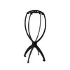 Soporte para Peluca para Colocar Estante de Soporte para Cabello Tienda de Peluquería Especial de Plástico Plegable Herramienta de Cuidado Accesorios Soporte para Tocados