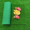 Supermercado alfombrilla antideslizante para frutas tienda de frutas y verduras estante blando césped artificial de plástico falso ropa de cama verde artificial engrosada