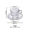 Taza de Vidrio Transparente Resistente al Calor con Asa, Taza de Café, Taza para Café Helado Mocha Caramelo Latte, Taza para Beber Té de Cafetería