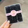 Diademas de Colores Pequeñas para Niñas, Gomas para el Cabello de Bebé que No Dañan el Cabello, Cuerdas Elásticas Altas para el Pulgar, Accesorios para el Cabello