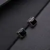 Pendientes de Zirconia con Patrón de Nube Transfronteriza para Hombres, Estilo Chino, Modernos, Retro, de Gama Alta, Versátiles, Pendientes Simples y Únicos para Mujeres