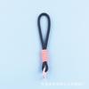 Cordón para teléfono móvil de 6 mm Llavero Macaron personalizado Cordón para teléfono móvil Llavero para llave de coche Cuerda para llave tejida a mano