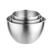 Cuenco de acero inoxidable 304 de estilo japonés con báscula, cuenco medidor para repostería doméstica, cuenco pequeño para preparar ensalada de frutas y huevos.