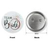 Nueva Serie de Bodas de Amazon Novia Dama de Honor Insignia de Diamante Festival de Bodas Fiesta Insignia de Hojalata Decoración
