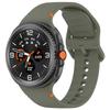Yuelai Fuerte Es Adecuado para Samsung Galaxy Watch8/9 Correa Oficial de Silicona con el Mismo Estilo que la Original Correa Cosida Clásica 8C