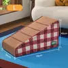 Escaleras para Mascotas Transfronterizas para Todas las Estaciones, Rampa de Escalada para Perros, Escaleras para Perros Mayores, Escaleras de Escalada Multinivel para Perros Pequeños en Invierno