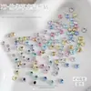 K9 cigarro imitação estrela de cinco pontas nail art brocas ornamentos super brilho mini fundo plano estrelas coloridas estrela do mar unhas postiças brocas de unha