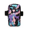 Bolsa de teléfono móvil para deportes de moda, bolsa de brazo, patrón de camuflaje, elástica, para correr, al aire libre, bolsa de teléfono móvil unisex, bolsa universal, venta al por mayor