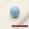 Maçaneta de Cerâmica Colorida para Porta de Armário Simples Maçaneta Redonda Esférica de Furo Único para Gaveta de Armário Guarda-Roupa Maçaneta Tipo Tampa de Garrafa Maçaneta