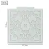 Molde de Fondant Seco Pasta Relevo Renda Tapete Borda Renda Casca Silicone Assar Bolo Decoração Ferramenta de Relevo para Fondant