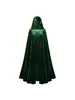 Capa Larga Medieval Renacentista con Capucha para Adultos para Hombres y Mujeres Halloween Pascua Shawl para Actuación en Escenario