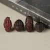 Sándalo Rojo Mantra de Seis Sílabas Dzi Mano de Buda DIY Accesorios Estilo Chino Pulsera Tejida a Mano Collar Cuentas de Oración Accesorios