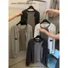 Imagine Conjunto de Duas Peças Estilo Coreano Retrô Listrado com Gola Redonda e Jaqueta Curta SAILORMOON Outono 55163