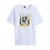 Acordo de animação transfronteiriça de 2021 Neverland Season 2 T-shirt de manga curta casual solta masculina e feminina estampada em 2D