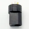 Suministro de fabricantes enchufe CC electrodomésticos base de carga DC097 3.5*1.3mm de tres patas para placa vertical