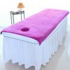 Toalla especial para cama de salón de belleza con agujero toalla grande masaje corporal masaje agujero sábana agujero toalla logo venta al por mayor