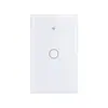Interruptor Smart Tuya Padrão EUA Simples Neutro Fogo Universal Bluetooth Wifi Controle Remoto Painel de Vidro Temperado Interruptor de Toque Rf