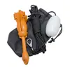 Juego de Ancla Plegable de Acero al Carbono Verde de 1.5 kg para Botes de Goma Inflables, Kayaks y Botes de Pesca