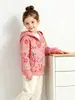 26 Nueva Colección de Otoño: Sudaderas para Niñas, Estilo Europeo y Americano, Estampado Floral de Moda, Sudaderas con Capucha para Niños, Ropa Exterior con Cremallera para Niños Pequeños y Niños Pequeños