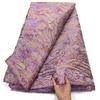 Tecido Brocado Africano Padrão Escuro Tecido Dourado Organza Flor Hanfu Cheongsam Tecido Feminino Jacquard Tecido Brocado