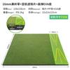 Alfombrilla de Golf Transfronteriza Modelo Nuevo con Bolas para Entrenamiento y Detección de Trayectoria, Alfombrilla de Swing para Exteriores, Alfombrilla de Golf para Golpear, Antideslizante