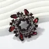 Broche de Bauhinia Totalmente Ecológico para Mujer, Exquisita Guirnalda de Corsage de Alta Gama Resistente Incrustada de Diamantes Pin para Accesorios de Ropa