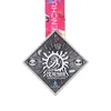Medalha de Artesanato Níquel Antigo Galvanizado Jogos Maratona Fábrica Feita Sob Medida Liga de Zinco Medalha Pintura Prata Antiga