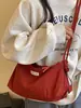Bolso de hombro estilo ins japonés, simple y casual, alto valor estético, bolsa tipo albóndiga de gran capacidad, adecuado para estudiantes universitarios para la clase y el transporte, bolso cruzado