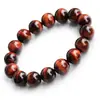 Ojo de Tigre Tricolor Ojo de Tigre Dorado Ojo de Tigre Tricolor Ojo de Tigre Rojo Ojo de Tigre Amarillo Color de Piedra Pulsera de Ojo de Tigre Pulsera
