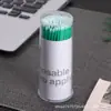 Hisopos de Algodón para Tatuaje de Pestañas Falsas Postizas de Fabricante, Bastoncillos de Terciopelo de Larga Duración para Limpieza, Eliminación Rápida de Maquillaje, Bastoncillos de Limpieza para Injertos