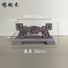 Soporte para Espadas con Base de Madera Maciza, Soporte para Espada Han y Espada Tang, Soporte de Exhibición para Espadas, Soporte para Armas, Soporte de Exhibición para Espadas y Cuchillos de Tamaño Mediano