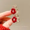 Acessórios de Cabelo Tradicionais de Ano Novo para Meninas, Presilhas de Cabelo com Laço Estilo Chinês Hanfu, Grampos de Cabelo Ano do Bode para Bebês Venda por Atacado