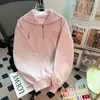 Sudadera con Cremallera y Solapa para Mujer en Otoño e Invierno Bordada Diseño de Nicho Delgado Estilo Retro Americano Perezoso Suelto Tendencia